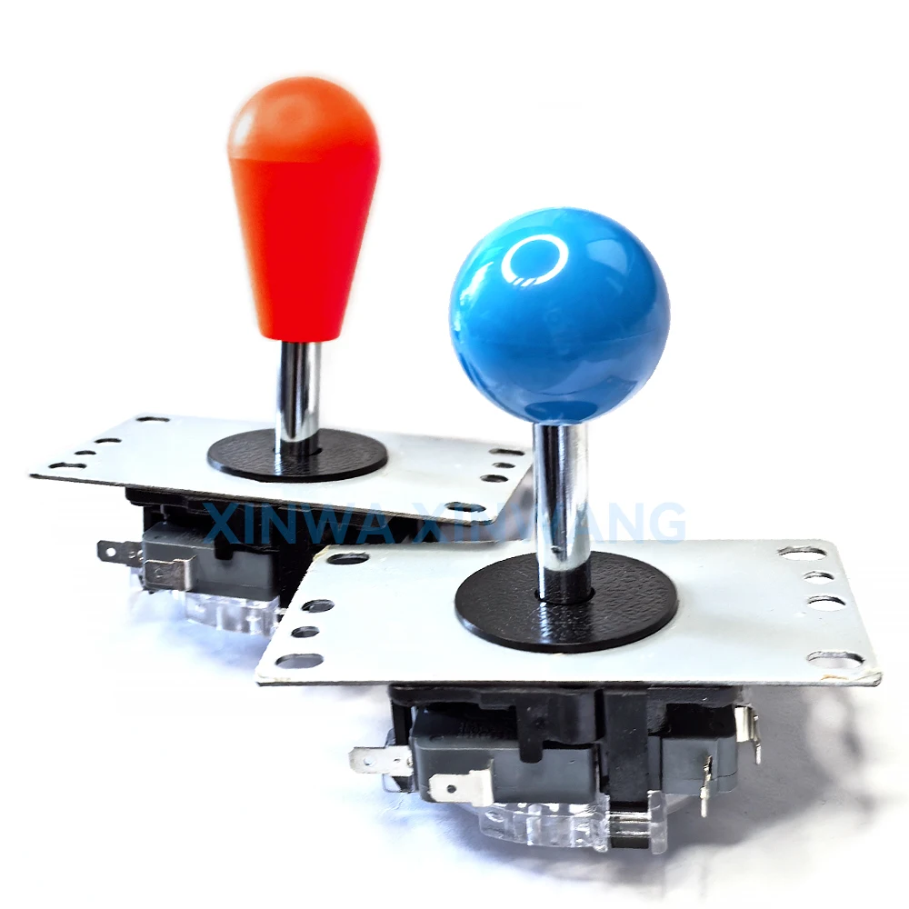 4Way 8 طريقة عصا التحكم ممر صفر تأخير الأمر مع مقبض كروي علوي لنسخ سانوا ريترو النمط الأمريكي USB مجلس لعبة آلة DIY بها بنفسك #4