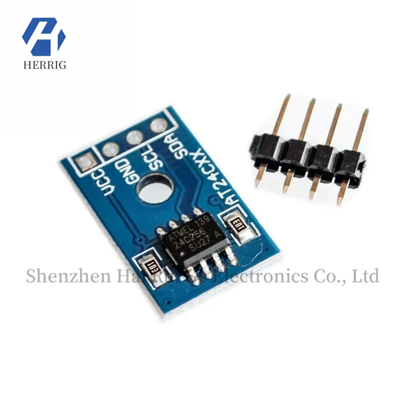 1PCS/LOT AT24C256 I2C interface EEPROM storage module IIC microcontroller to develop intelligent car accessories