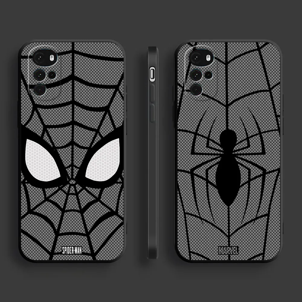 Phone Case for Motorola Moto G53 G73 G50 G51 G32 G52 G72 G60 G60s G22 G30 G71 G31 G200 5G Back TPU Soft Marvel spiderman Cover