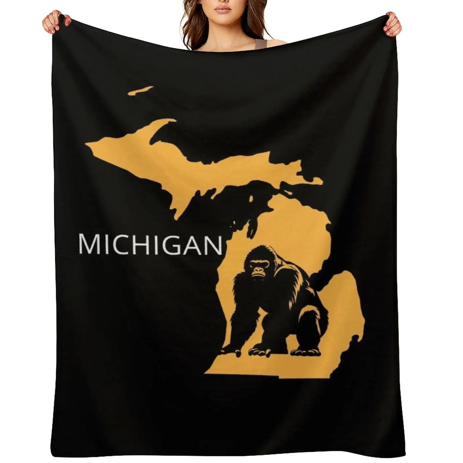

Michigan national champions Throw Blanket cosplay anime Sofa Bed covers Decoratives Blankets