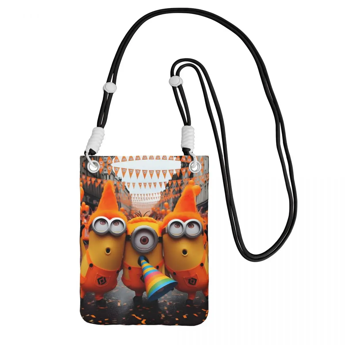 

Custom M-Minions Mobile Phone Bag Men Women Yellow Capsule-Shaped Shoulder Crossbody Bag Shopping Detachable Shoulder Strap