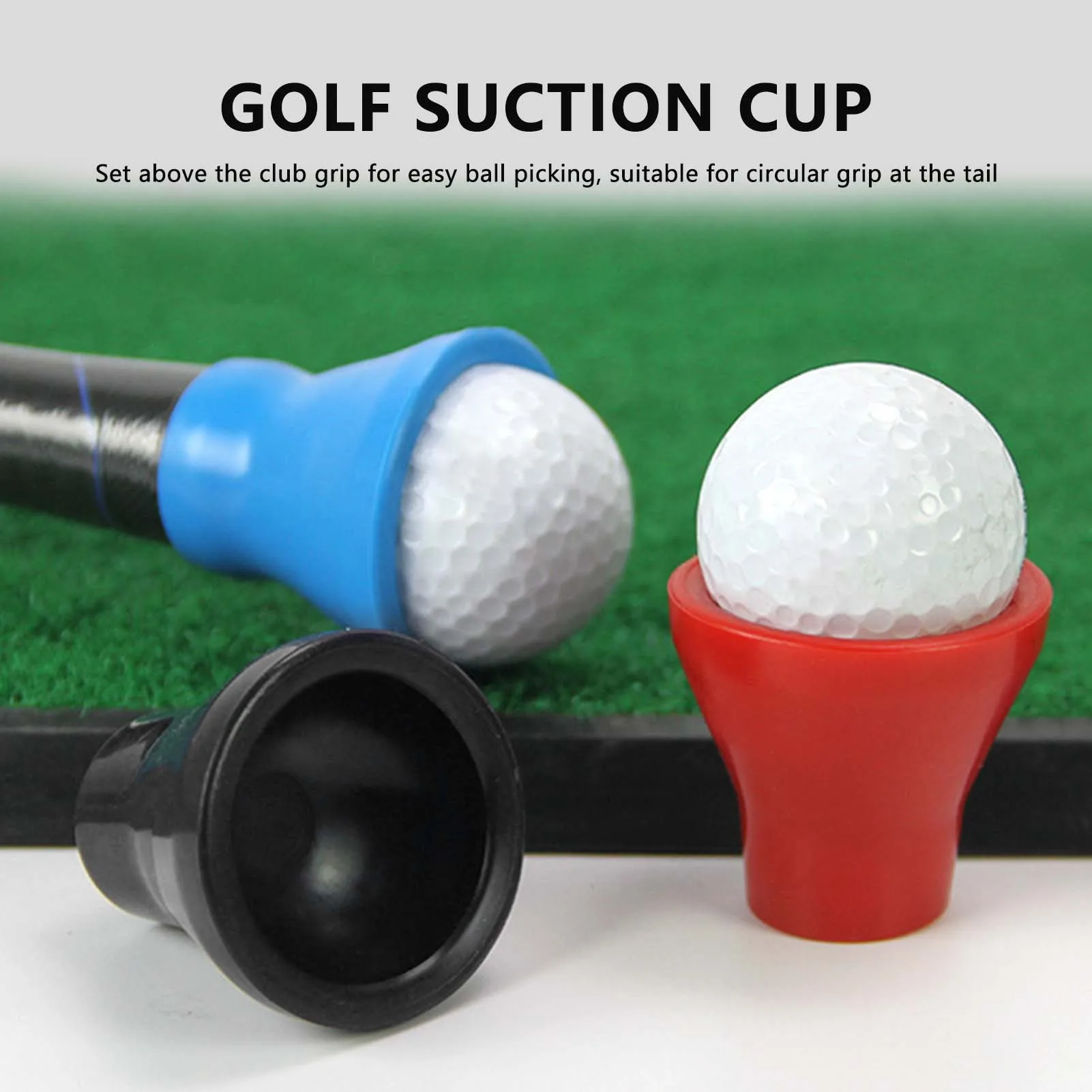 Golfball-Aufnahmewerkzeuge, verschleißfester Putter-Saugnapf, nützliches Golf-Trainingszubehör für Geburtstagsgeschenke, Neujahrsgeschenke