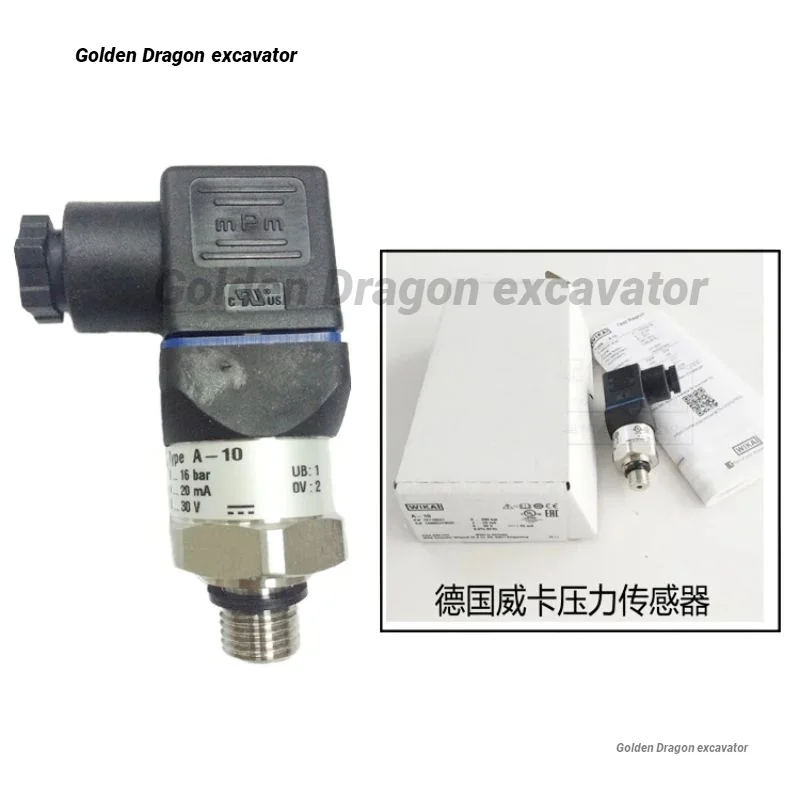 A-10 German Imported Wika Pressure Sensor Absolute Pressure Transmitter For Various Ranges S-10 Excavator Accessories