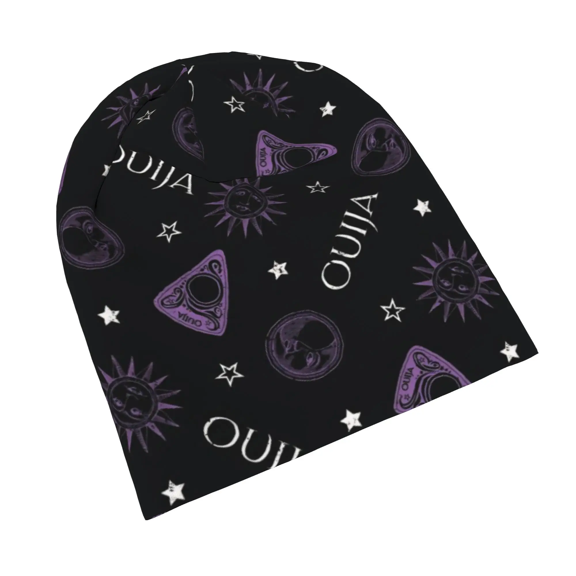 Ouija Board Patern Bonnet Hat Fashion Outdoor Skullies Beanies Hat Mystical Sun for Men Women Spring Multifunction Cap