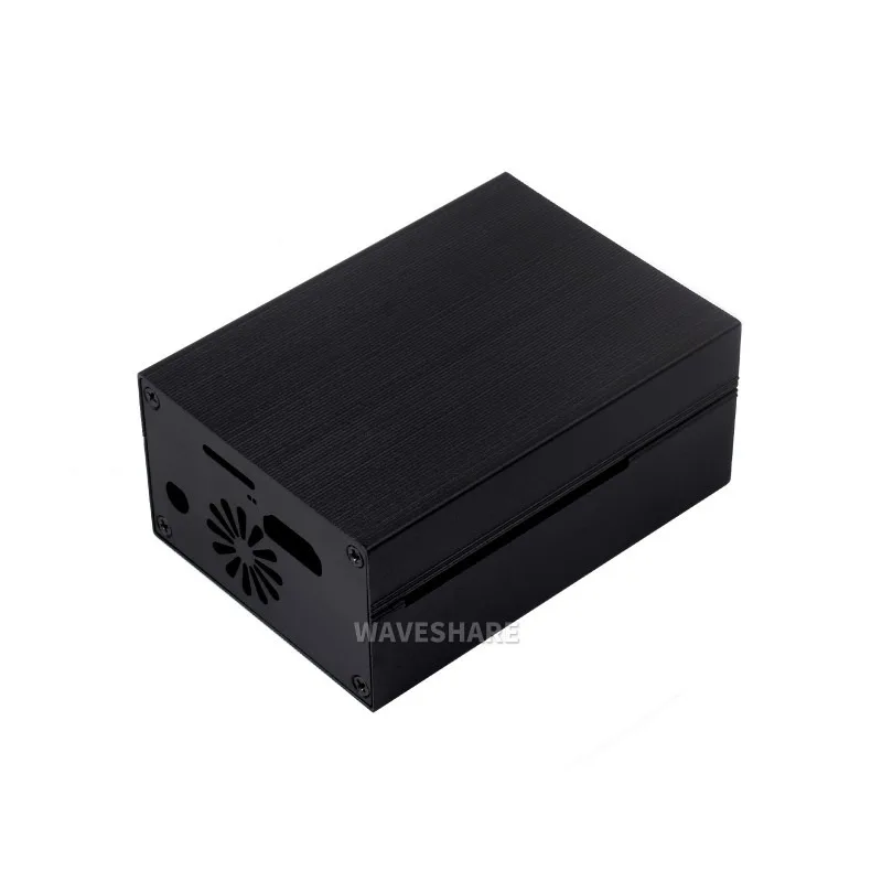 Stripe Aluminum Cooling Case for RDK X5, comes with Heatsink, cooling fan, and camera holder, supports connecting IMX219
