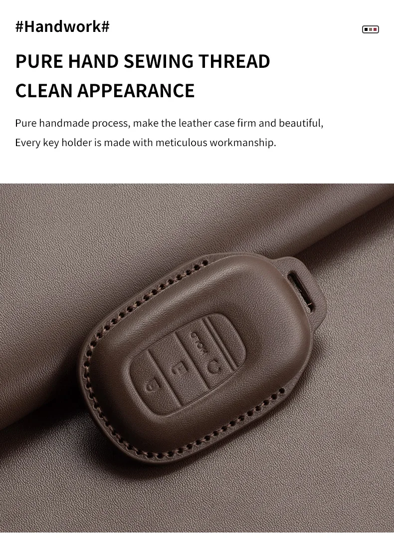 Leder Auto Fernbedienung Schlüssel Fall Abdeckung Für Honda Civic 11th 2022 Für Honda Civic Accord HR-V CR-V CRV 2022 2023 schutz Halter Fob – Detail 8