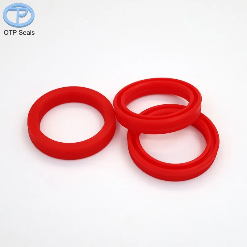 

Y-type seal polyurethane PU y-ring red single lip piston rod seals non-standard parts shaped parts factory customized otp seals