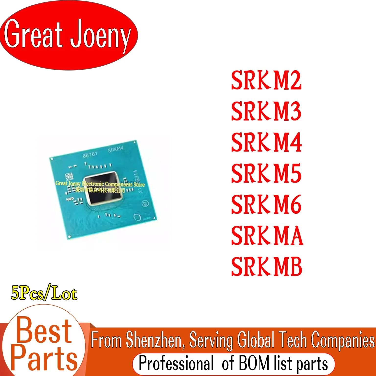 (1Piece) SRKM2 SRKM3 SRKM4 SRKM5 SRKM6 SRKMA SRKMB FH82H510 FH82Z590 FH82Q570 FH82B560 FH82H570 FH82HM570 FH82WM590 BGA Chipset