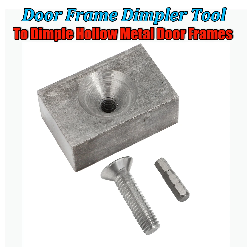 To Dimple Hollow Metal Door Frames Door Frame Dimpler Tool With a standard 7/32 Allen Bit Kit