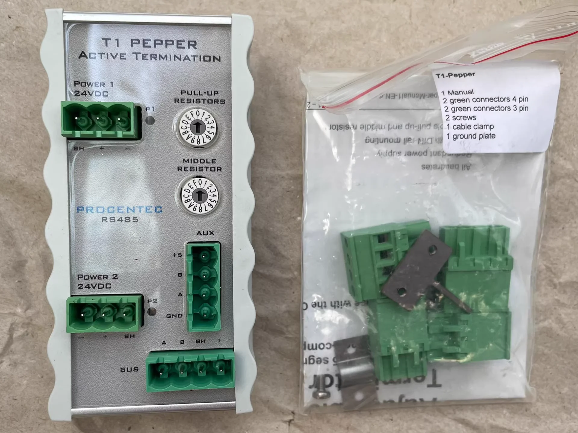Brand New 101-00212A Repeater PROFIBUS DP terminal T1, Fast shipping