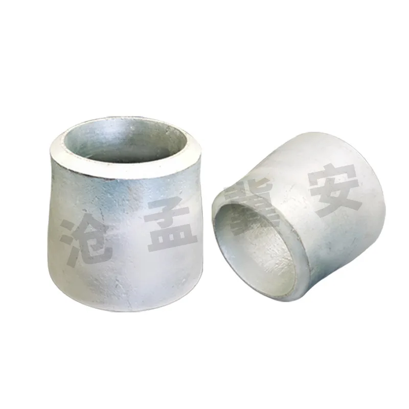 Hot Dip Galvanizing Elbow Tee of Gas Fire Extinguishing Pipe Fittings with Large and Small Heads By High Pressure Stamping