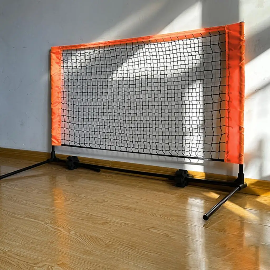 

Мини-сетка для пиклбола для семейных вечеринок и тренировок, разборная, с прочной рамой, портативная, простая в установке.