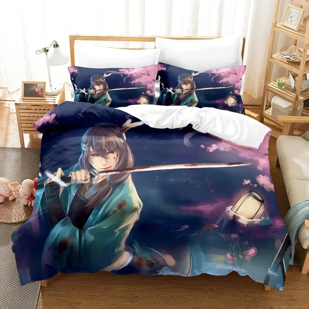 

fashion 3D Gin Tama Bedding Sets Duvet Cover Set With Pillowcase Twin Full Queen King Bedclothes Bed Linen Home textile