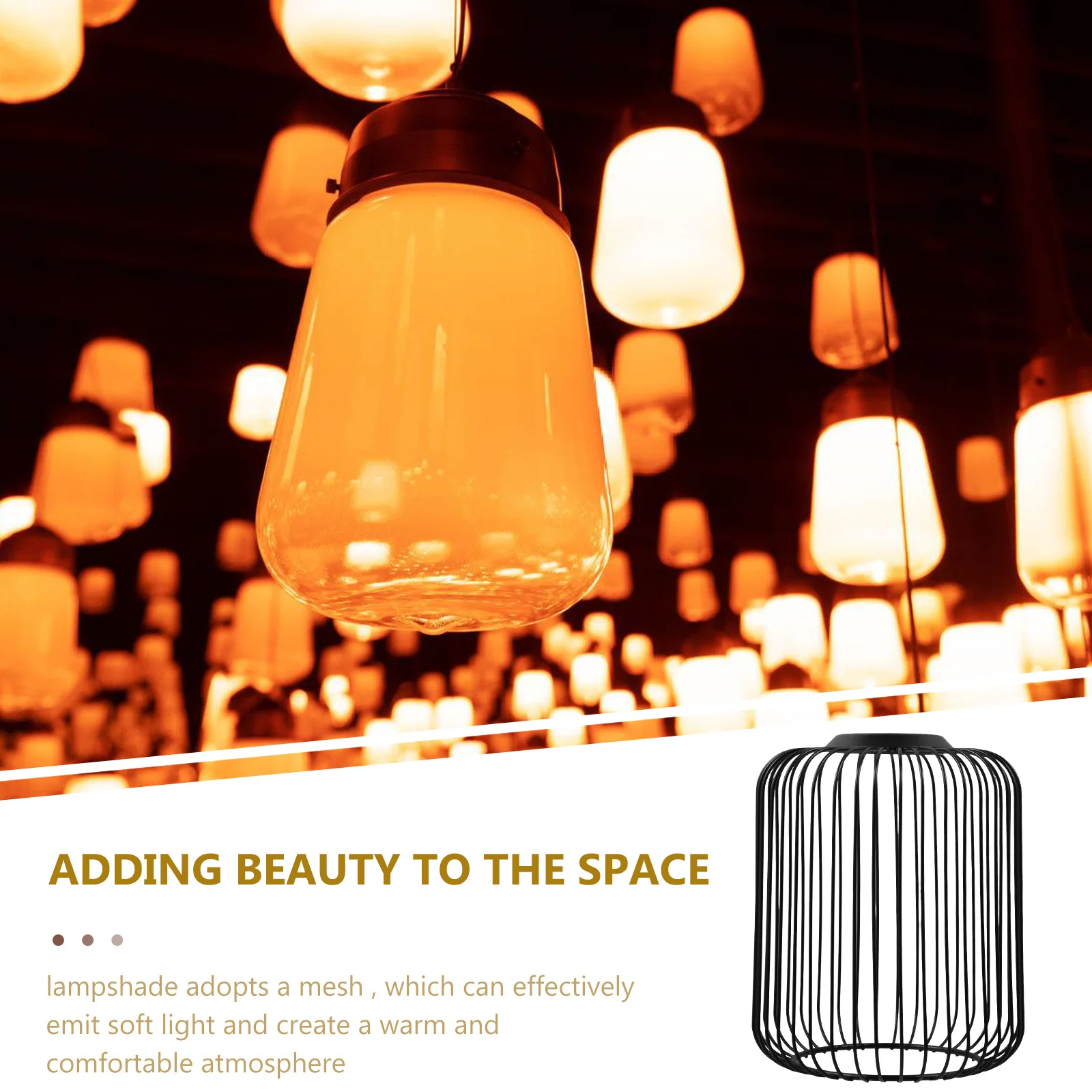 

Hollow Out Iron Lampshade Vintage Style Metal Lamp Cover Decorative Replacement for Ceiling Pendant Light Restaurant