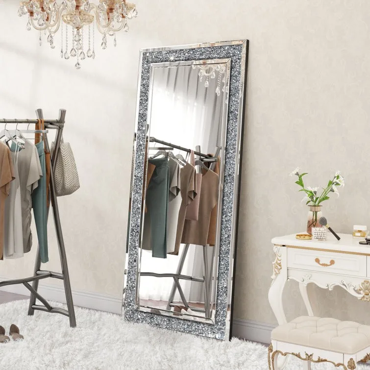 SHYFOY 84.7'' H Rectangle Glass Full Length Mirror