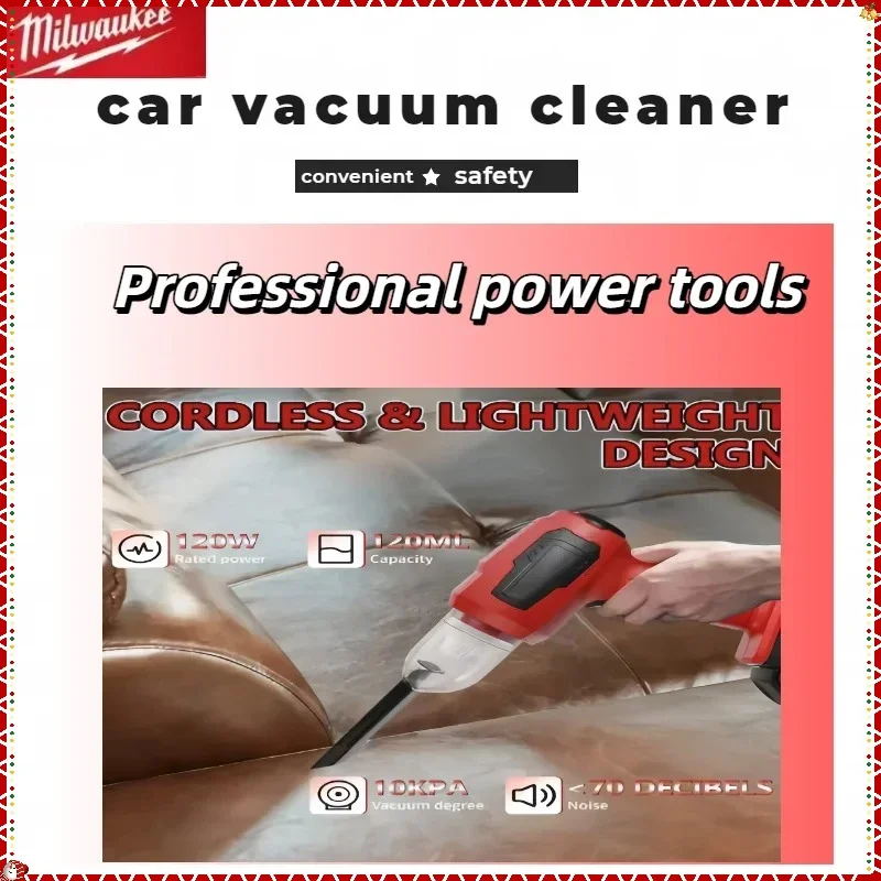 ميلووكي 2 في 1 آلة تجميع الغبار متعددة الوظائف ومنفاخ الهواء مكنسة كهربائية محمولة لاسلكية للبطارية