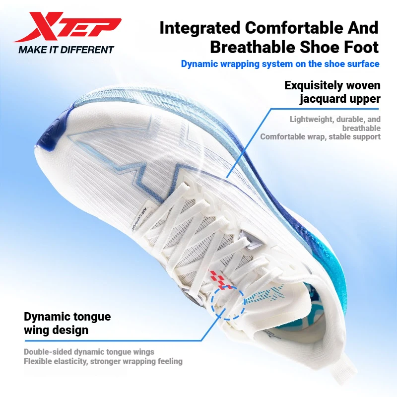 Xtep Women's Running Shoes 5.0 Stability Breathable
