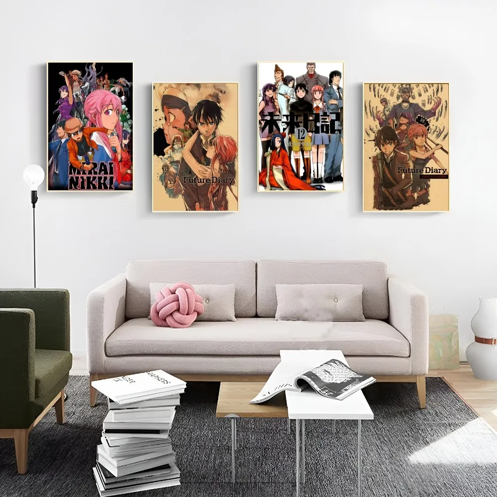 

Trendy Anime Future Diaries Cartoon Tapestry Art Science Fiction Room Home Decor Wall Hanging Home Decor