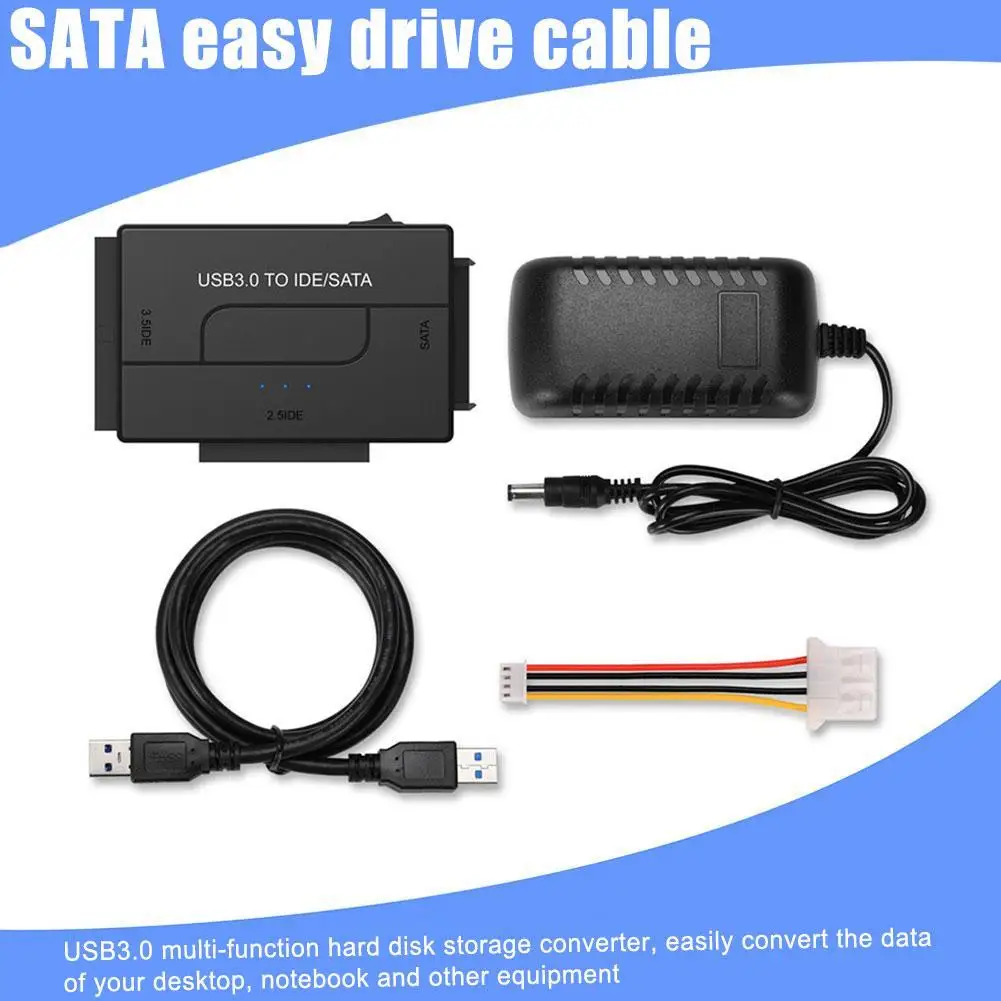 

SATA to USB 3.0 IDE Adapter All in one USB 2.0 Sata 3 Cable for 2.5 3.5 Hard Disk Drive HDD SSD USB Converter IDE SATA New