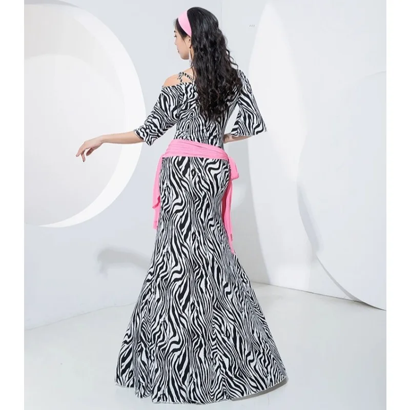Costume de danse du ventre personnalisé, nouvelle Robe d'entraînement folklorique Baladi Shaabi pour femmes