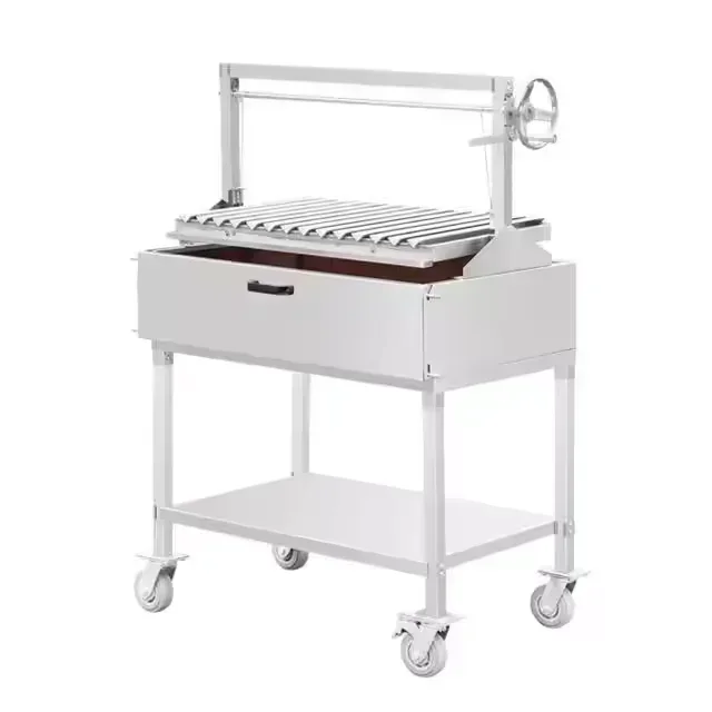 Argentine Style BBQ Grill Travel Stainless Steel Grill Roasting Pigs Spit Roaster Lamb BBQ Grill For Camping