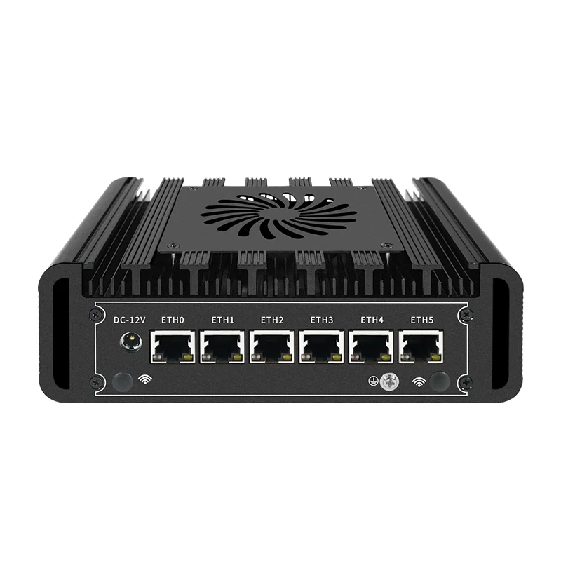 Firewall Appliance Router Intel N100 6x2.5G i226-V Mini PC DDR5 2xNVMe Industrial Computer pfSense Home Server OPNsense Proxmox