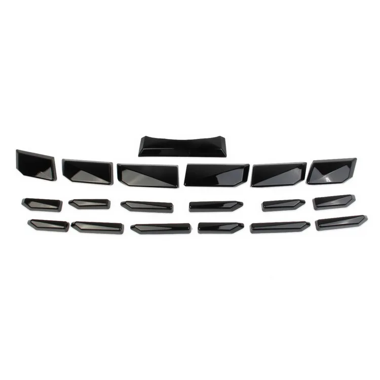 Copertura griglia paraurti anteriore nera per Hyundai Palisade 2023 - Accessorio rivestimento esterno