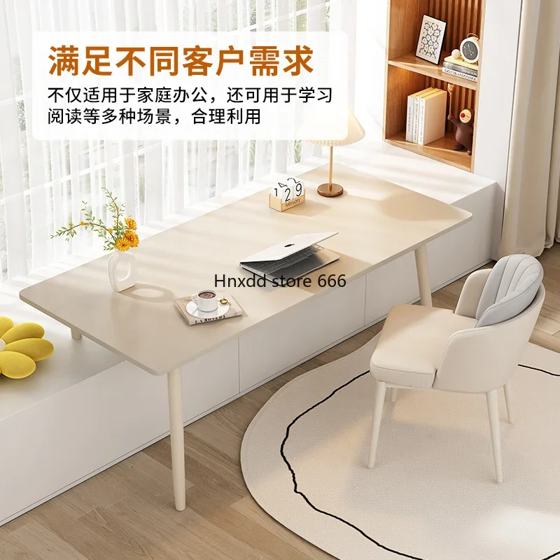 Modern Home Bay Window Desk, High-End Mesa Quarto, Slate Computer Desk, Luz Luxo