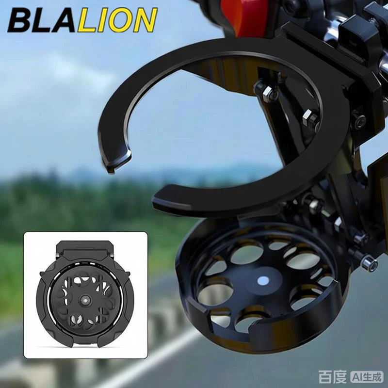 

BLALION Motorcycle Cup Holder Foldable Lightweight Adjustable Water Bottle Mount for Electric Bicycle Sport Cycling Accessories
