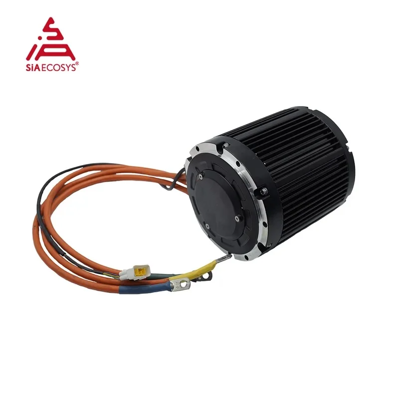 [US Warehouse Fast Shipping]QS MOTOR 10KW Hairpin Motor D155A-70 Mid Drive PMSM 72V High Power Encoder for E-Motorcycle Scooter