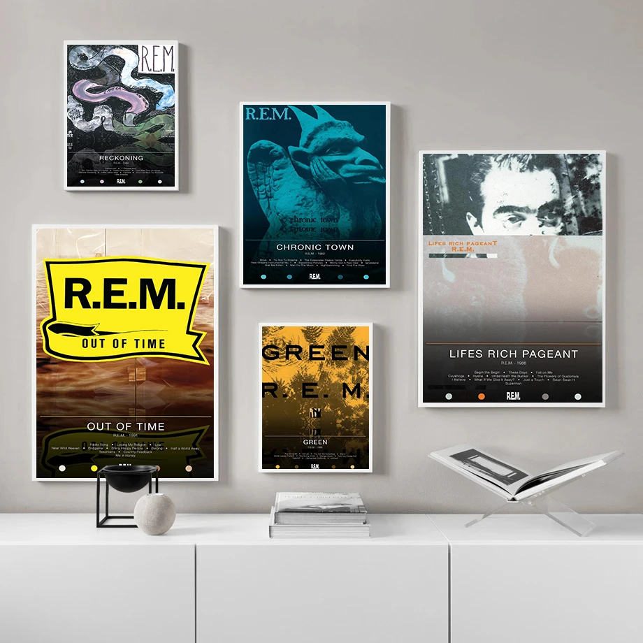 American Rock Band R.E.M. Album Cover Posters Collapse Into Now Prints Canvas Painting Wall Art Pictures Home Living Room Decor