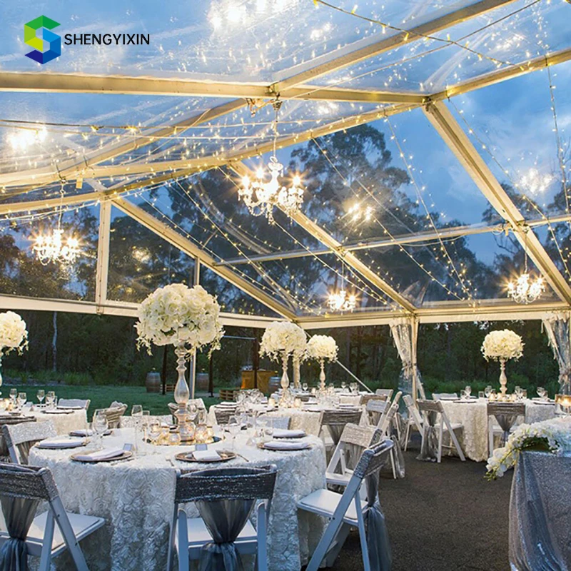 Custom 2025 New Aluminum Outdoor Large Exhibition Marquee Party Wedding Tent with 1 Year Warranty for Events All Seasons