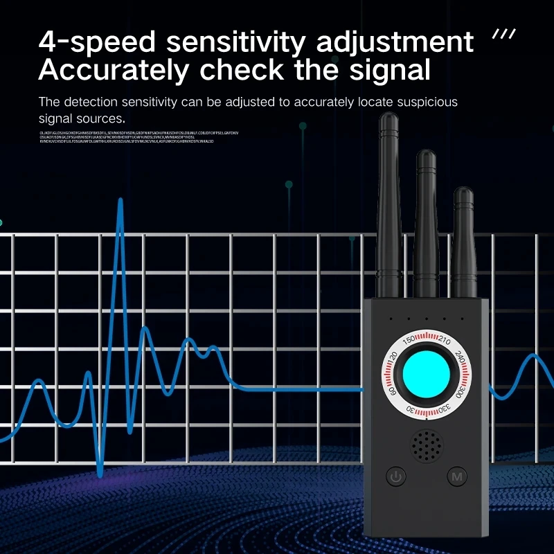 Hidden Camera Detector Anti Candid Cam Lens Privacy Protection Wireless RF Signal Scanner GPS Locator Spy Bug Garget Finder