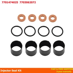 4X Injector Seal Kit 7701474025 7703062072 For Renault Laguna Espace Trafic Master 2.2 DCI 2.5 DCI