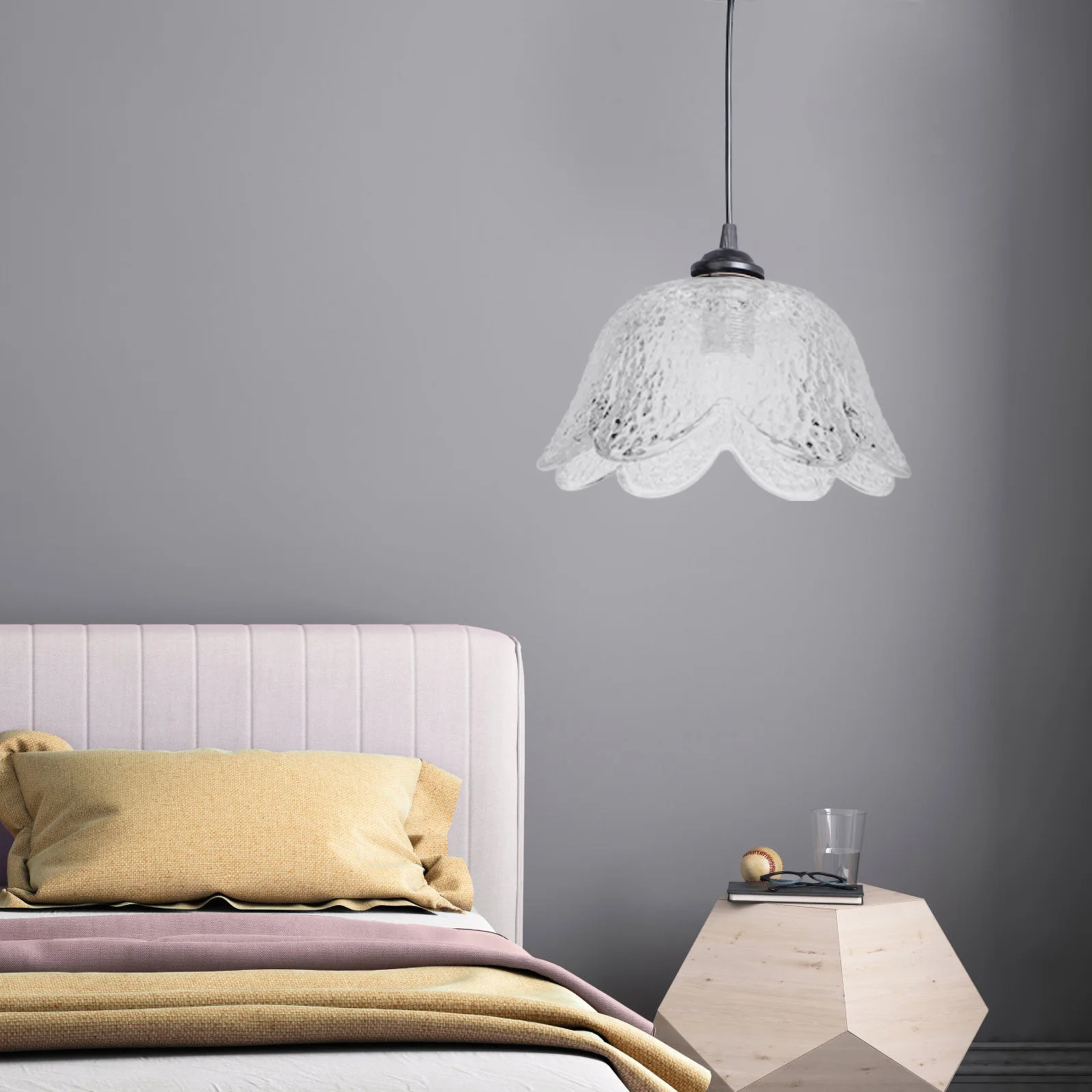 

Glass Lamp Shade Premium Durable Material Elegant Style Ceiling Lamp Cover Glass Lampshade for Home Hotel Restaurant Decor