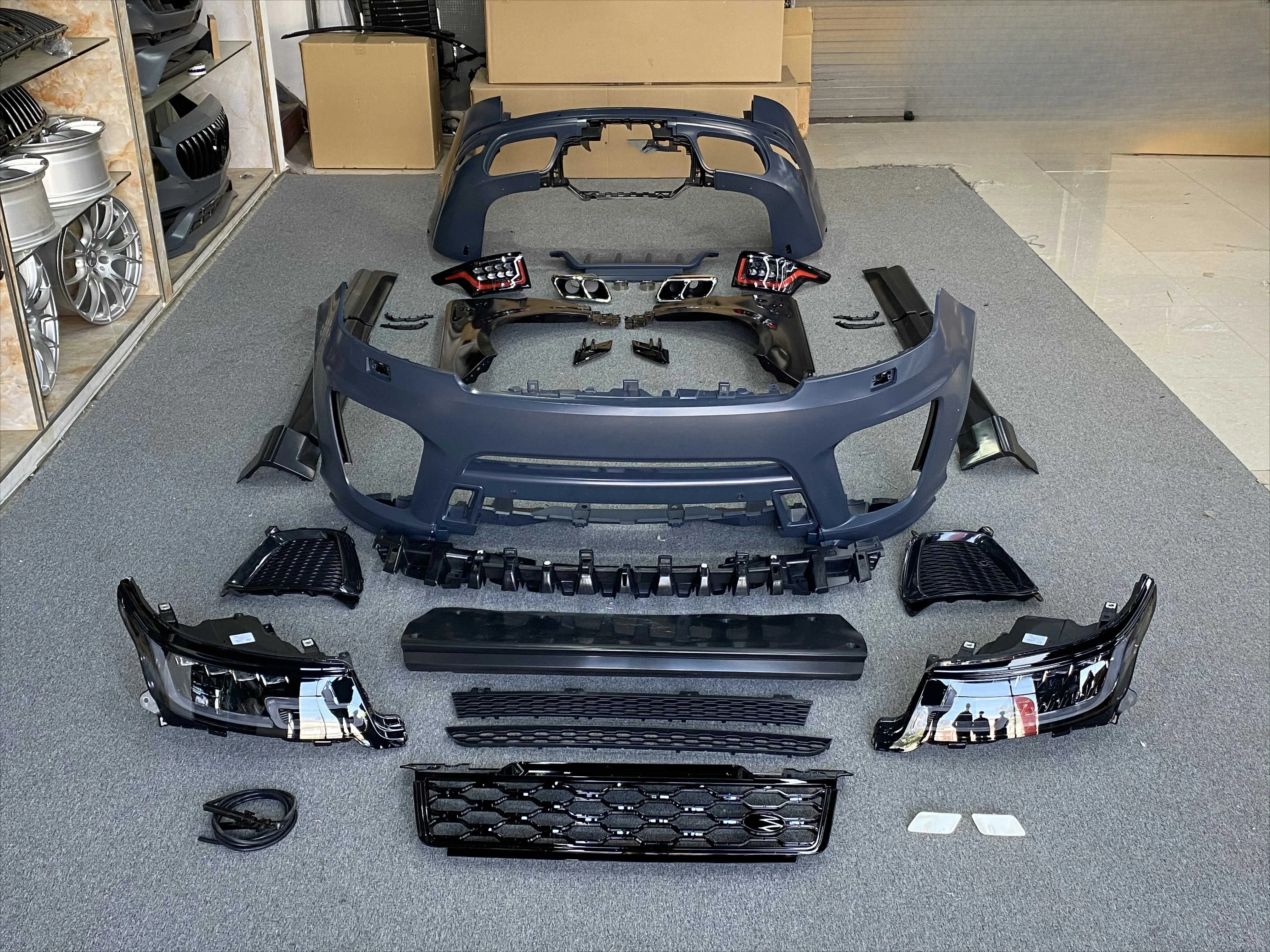 

For Sport 2013+ L494 Facelift 2020+ SVR Car Bumpers Fenders Side Panel Headlights Wholesale Bodykit
