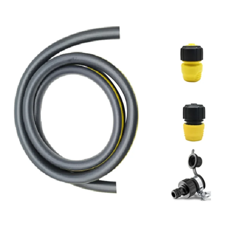 

Впускная труба для воды INLIG-3/4 дюйма, 2 метра, для Karcher, с садовым шлангом для остановки воды и 3 соединителями