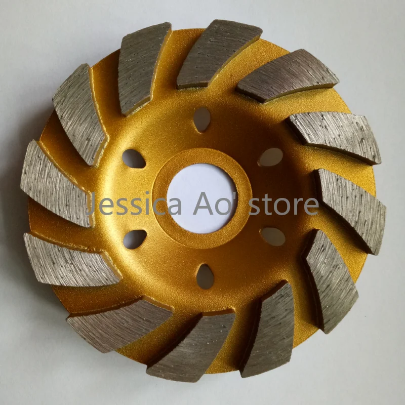 100mm 4 Inch Thick Diamond Grinding Disc Stone Grinder Wheel Angle Grinder Concrete Abrasive Disc Diamond Cup Grinding Wheel