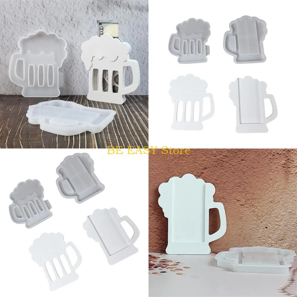 

E28F Силиконовые формы для пивных чашек, термостойкие силиконовые формы для пивного стекла