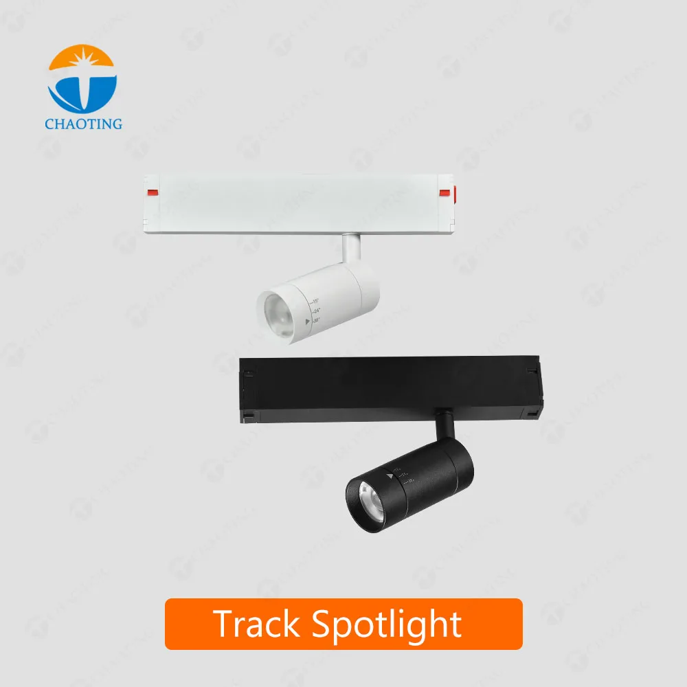 

25-Type Magnetic Rail Lighting System Adjustable Beam Angle LED Track Lights for Commercial Spotlight, Surface Recessed Pendant