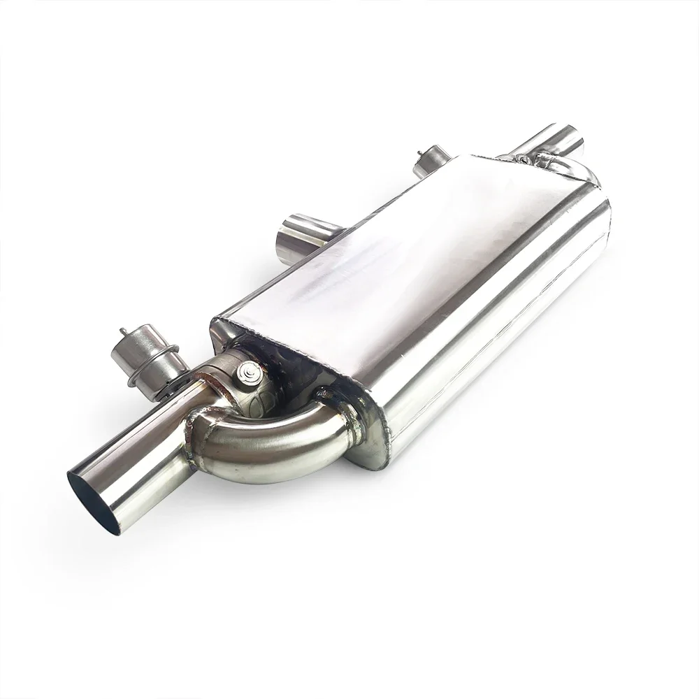 Stainless Steel Exhaust Muffler with Vacuum Valve Suitable for Various Vehicle Models, Automotive Exhaust Modification System