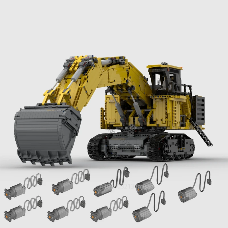 NOWY Moc 42100 Model do Składania z Klocków 6020B Koparko-ładowarka Górnicza Techniczne Klocki Edukacyjne Zabawki dla Dzieci Prezent na Boże Narodzenie