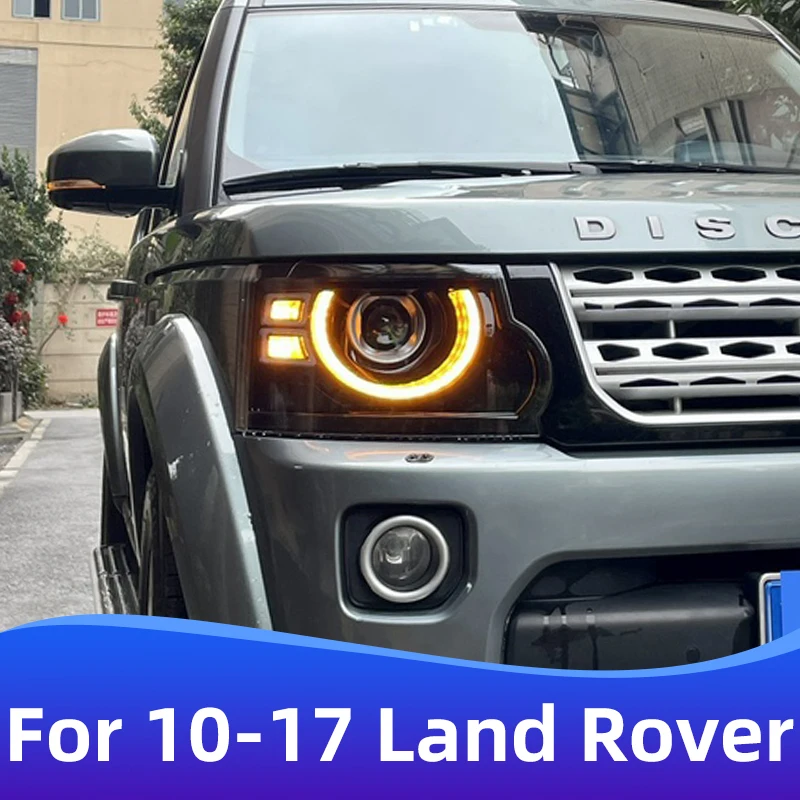 

Suitable for 2010-2017 Land Rover Discovery 4 headlight assembly modified LED laser daytime running light auto parts