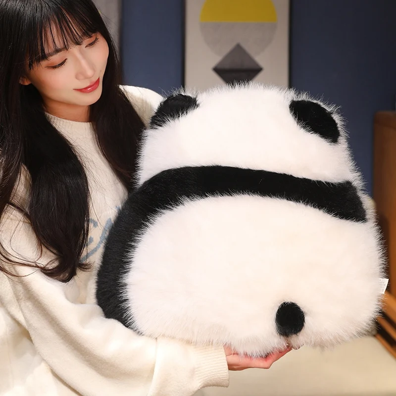 Fat Panda Plush Toys Soft Sleep Pillow Cartoon Animal Bear Silhouette Stuffed Doll Classic Birthday Christmas Gifts