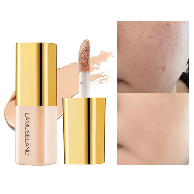 Waterproof Matte Mini Liquid Concealer Foundation Lasting Cover Acne Dark Circles Corrector Professional Face Concealer Makeup