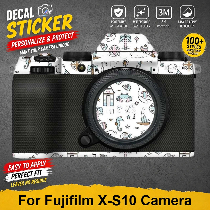 PrizMo Skin For Fujifilm X-S10 Camera Sticker Protective Skin Decal Vinyl Wrap Film Anti-Scratch Protector Coat XS10 X S10