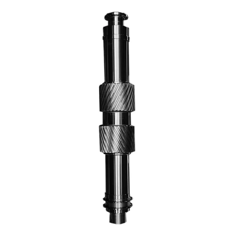 Custom Large Double Helical Gear Shaft | High Precision CNC Machined Steel | ISO9001 Certified | Professional Engineering