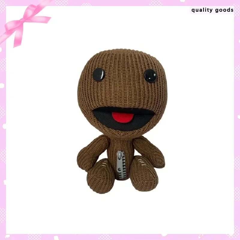 

In Stock New Little Big Planet Sackboy Plushie 25cm Planet Linen Boy Soft Stuffed Doll With Embroidery Details Gift For Gamers