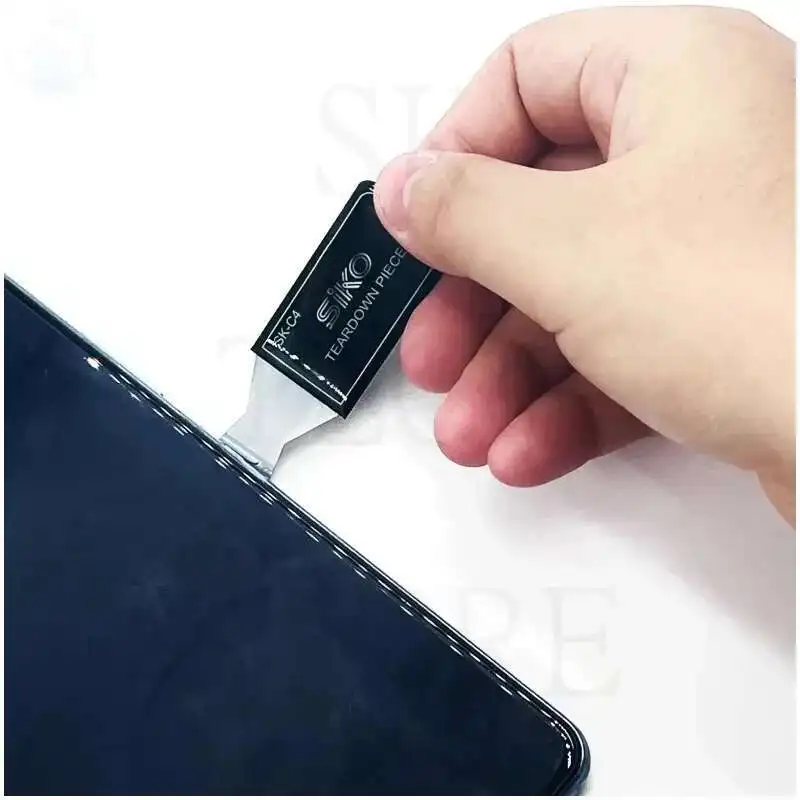 2pcs 다기능 분해 블레이드 초박형 강철 오프닝 Pryer Teardown Piece for Edge Screen 오프닝 도구 Metal Pry Bar