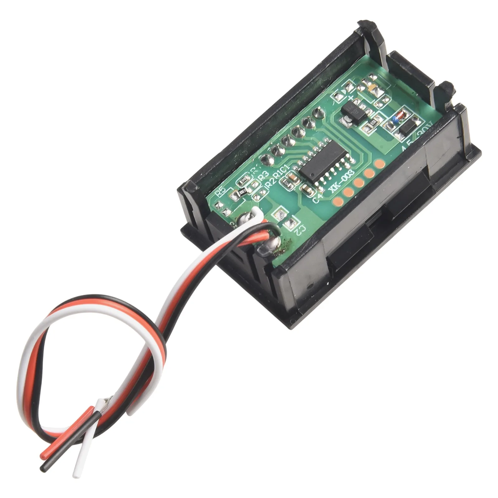 Simplify Voltage Monitoring 3 Wire LED Digital Voltmeter with Anti Burn Wire Connection and Fine Tuning Function